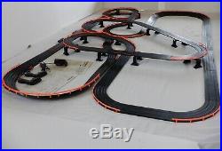 50' AFX Tomy Giant Raceway Big Block Battlers Track Slot Car Set, Tri Power Pack
