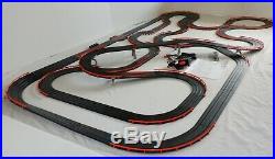 52' AFX Tomy Giant Raceway Track Slot Car Set, 4' x 8' Clean & Ready To RUN