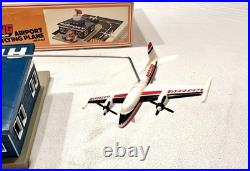 (6) 1980's TYCO US-1 Sets Airport, Freight, Crane Pipe, Crate, Auto & Log Loader