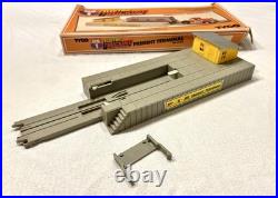 (6) 1980's TYCO US-1 Sets Airport, Freight, Crane Pipe, Crate, Auto & Log Loader