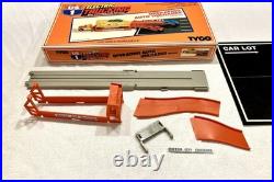 (6) 1980's TYCO US-1 Sets Airport, Freight, Crane Pipe, Crate, Auto & Log Loader