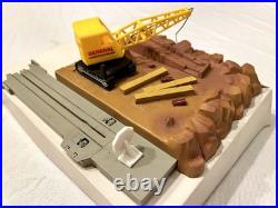 (6) 1980's TYCO US-1 Sets Airport, Freight, Crane Pipe, Crate, Auto & Log Loader