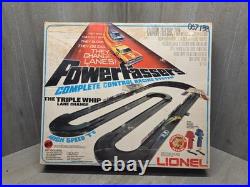 70s Lionel Triple Whip Lane Change Car Race Track Set POWER PASSER Untested 1977