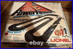 70s Lionel Triple Whip Lane Change Car Race Track Set POWER PASSER Untested 1977