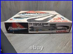 70s Lionel Triple Whip Lane Change Car Race Track Set POWER PASSER Untested 1977