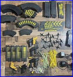 90+ Huge Lot Taco Slot Car Track Plus Accessories Power Supply Parts Only