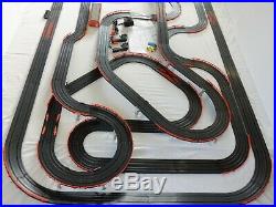 91' Mega 54 x 111 AFX Tomy Giant Raceway Track Slot Car Set 100% Ready To RUN