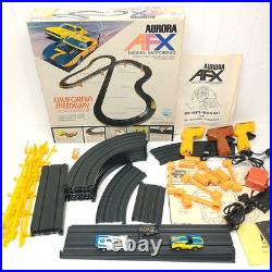 AFX 1973 Aurora 2039 California Speedway +Slot Car Lot +Track +ACCS +Box Set