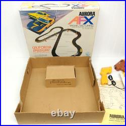 AFX 1973 Aurora 2039 California Speedway +Slot Car Lot +Track +ACCS +Box Set