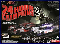 AFX 22004 24 Hour Champions Toyota Audi HO Slot Car Track Set