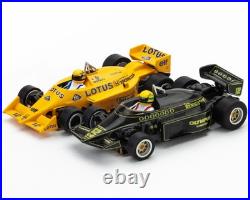 AFX 22112 164 Mega G+ Senna 80s Formula Slot Car Track Set with80s Formula Cars