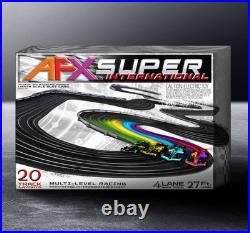 AFX 22157 HO Super International Raceway Slot Car Track Set withFormula Cars