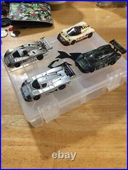 AFX 4 Way Split Super G Plus Track And Cars With Extra