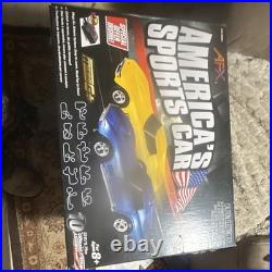 AFX American Sports Car 1/64 Slot Car Track Racing Set with 2 Cars MPN 22034