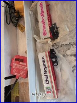 AFX/Aurora Big Rig Challenge Slot Car Track Complete Chef Boyardee Trucks New