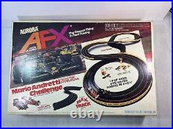 AFX Aurora Mario Andretti Challange Slot Car Track Lot With Flex Track NO CARS