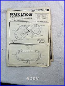 AFX Aurora Mario Andretti Challange Slot Car Track Lot With Flex Track NO CARS