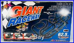 AFX Giant Raceway Slot Car Track 62.5 Complete Clean & Works Great. P/N 21017