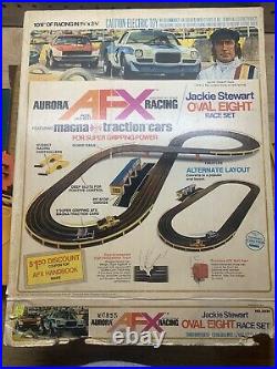 AFX Slot Car Track- Jackie Stewart Oval Eight in box(see Description)