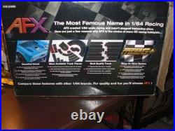 AFX Slot Car Track Pack 26 Ft. Open Box + 2 Cars And 2 Controllers Never Used