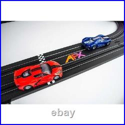 AFX Super Cars HO Scale Slot Car 15' Race Set Mega G+ Corvette C8 Ford AFX22032