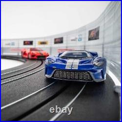 AFX Super Cars HO Scale Slot Car 15' Race Set Mega G+ Corvette C8 Ford AFX22032