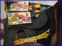 AFX Super Daytona Raceset Vtg 1980s ho slot car track + 2 controllers