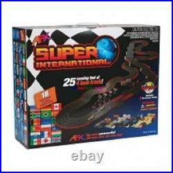 AFX Super International 4-Lane Mega G+ HO Slot Car Track Set withTri-Power System