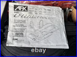 AFX TOMY Champion Rally 9941 Super G Track Set Cars Bkgrnd 50 Ft Complete WORKS