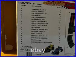 AFX TOMY Champion Rally 9941 Super G Track Set Cars Bkgrnd 50 Ft Complete WORKS