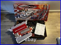 AFX TOMY Champion Rally 9941 Super G Track Set Cars Bkgrnd 50 Ft Complete WORKS