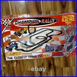 AFX TOMY Champion Rally 9941 Track Set Super G Plus With2 Cars 50 Ft Track Tested