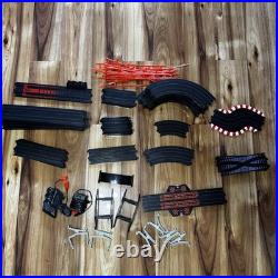 AFX TOMY Champion Rally 9941 Track Set Super G Plus With2 Cars 50 Ft Track Tested