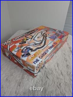 AFX TOMY Champion Rally 9941 Track Set Super G Plus With2 Cars 50 Ft Track Tested