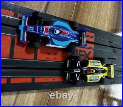 AFX TOMY Champion Rally 9941 Track Set Super G Plus With2 Cars 50 Ft Track Tested