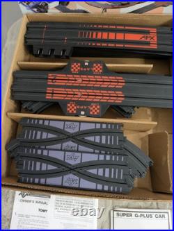 AFX TOMY Champion Rally 9941 Track Set Super G Plus With2 Cars 50 Ft Track Tested