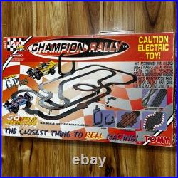 AFX TOMY Champion Rally 9941 Track Set Super G Plus With2 Cars 50 Ft Track Tested