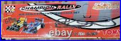 AFX TOMY Champion Rally 9941 Track Set Super G Plus With2 Cars 50 Ft Track Tested