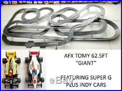 AFX TOMY GIANT RACEWAY TRACK 62.5FT for MEGA G/G+, Super G Plus, Turbo, SRT