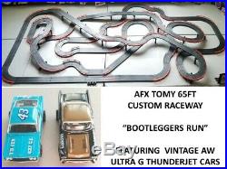 AFX TOMY HUGE 65FT CUSTOM RACE WAY TRACK for Mega G/G+, Super G Plus, Turbo, SRT