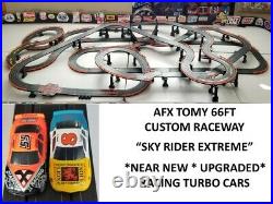 AFX TOMY HUGE 66FT CUSTOM RACE WAY TRACK for Mega G/G+, Super G Plus, Turbo, SRT