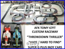 AFX TOMY HUGE 67FT CUSTOM RACE WAY TRACK for Mega G/G+ Super G Plus Turbo SRT