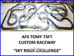 AFX TOMY HUGE 73FT CUSTOM RACE WAY TRACK for Mega G/G+, Super G Plus, Turbo, SRT