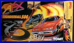 AFX Thunderball 5000 57 AFX & #6 Ford Slot Cars Race Track Set TOMY Super G+