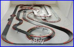 AFX Tomy 63.5' Mega Giant Raceway Track Slot Car Set, 4' x 8' 100% Ready To RUN