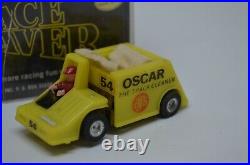 AJ's Race Saver Oscar the Track Cleaner With Original Box #54 Yellow