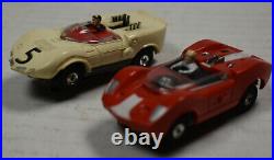 AURORA MM SEARS #1950 T-JET HO Slot Car Race Track Set 2 Cars Box Stirling Moss