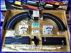 AURORA MODEL MOTORING #1417 T-JET 2 LANE HO Slot Car Race Track Set 2 Cars +Box