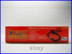 AUTOWORLD HO SLOTCAR 14' COUNTRY CHARGER CHASE RACING SET complete AWDSRS335 NEW