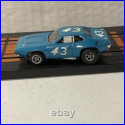 Afx Plymouth Roadrunner Blue 43 Collector Quality Car Track Tested Beauty! LOOK